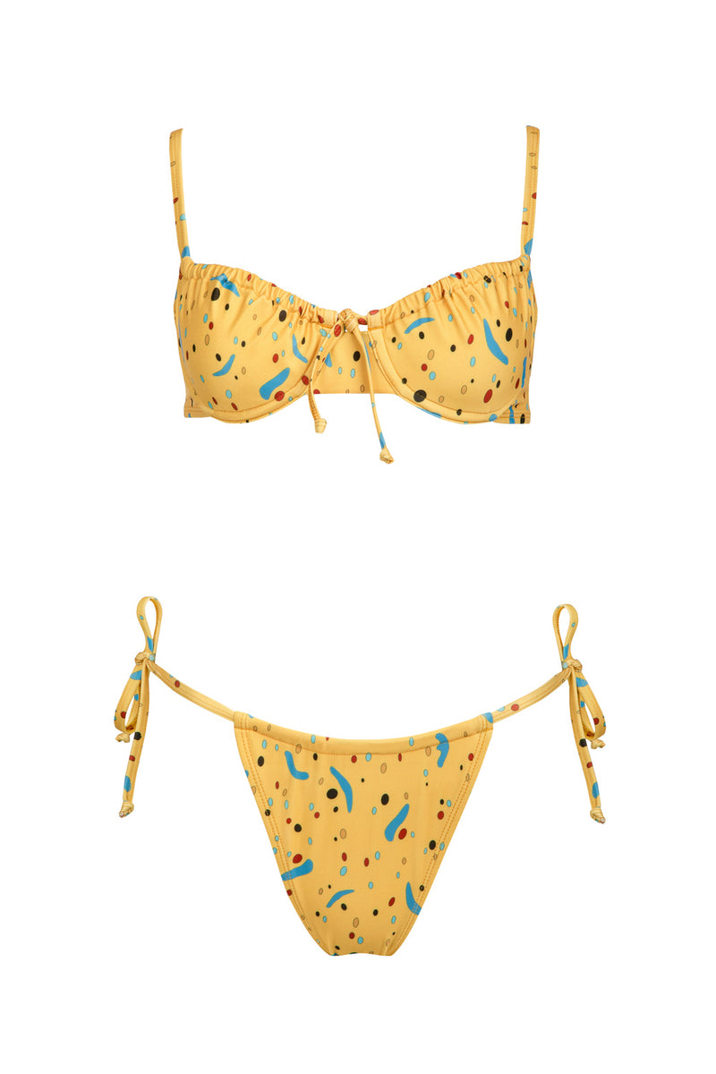 Elisabeth Bikini Set - Yellow Boddarti