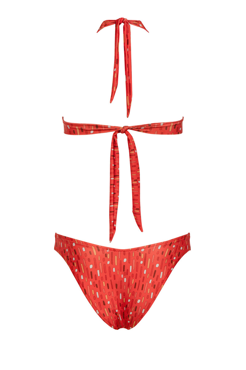 Marilia Bikini Set - Red Lionfish