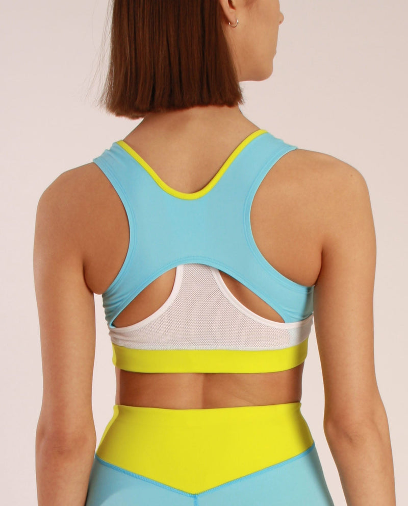 Sports Bra - Eyemouth - Pale Blue