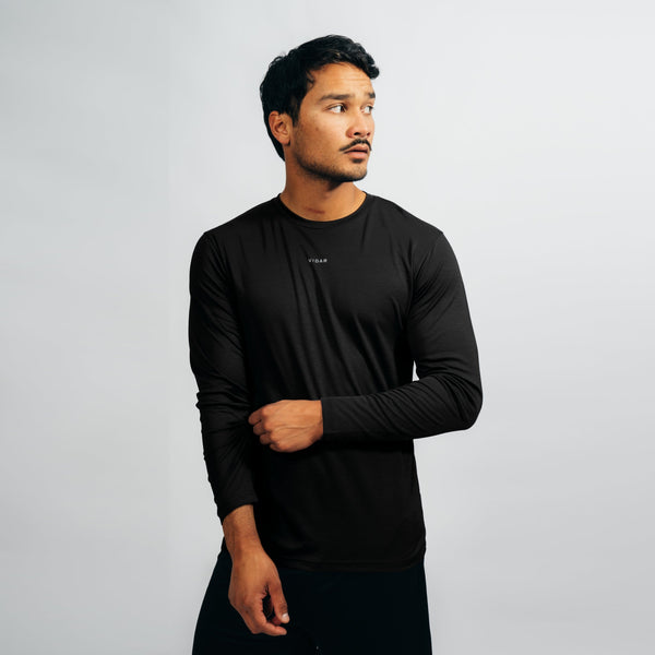 DISTANCE | Natural Performance Longsleeve - schwarz