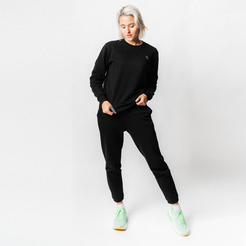 ALL COURT I Natural Sweatpants aus TENCEL™ - schwarz