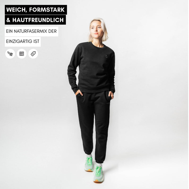 ALL COURT I Natural Sweatpants aus TENCEL™ - schwarz