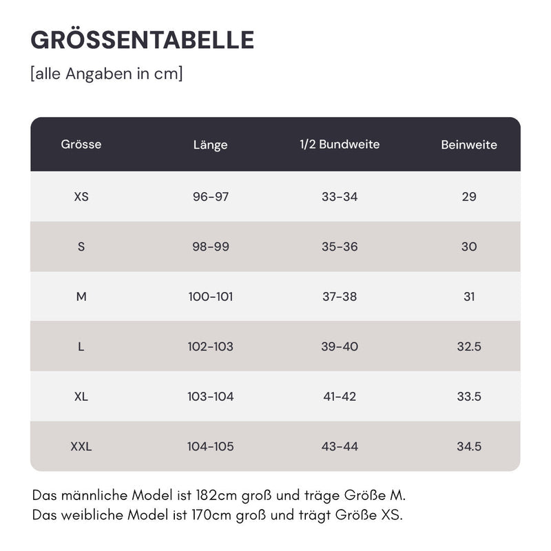 Jogginganzug aus TENCEL™ und Biobaumwolle - schwarz