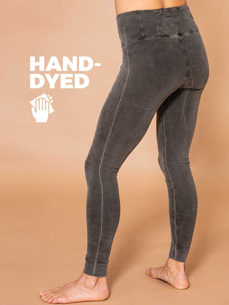 Essential Legging . Biobaumwolle . Tie Dye Gray