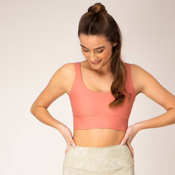 MelinaOphelia Long Active Bra - peach