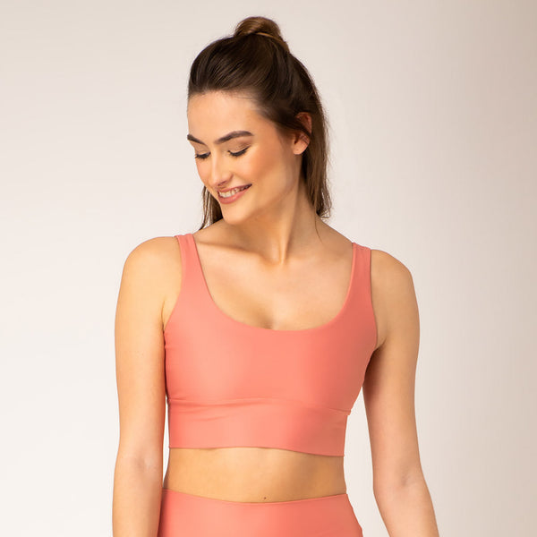 MelinaOphelia Long Active Bra - peach