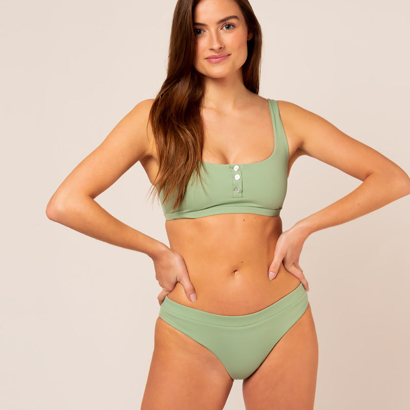 Ami Hipster - reversible floral / green