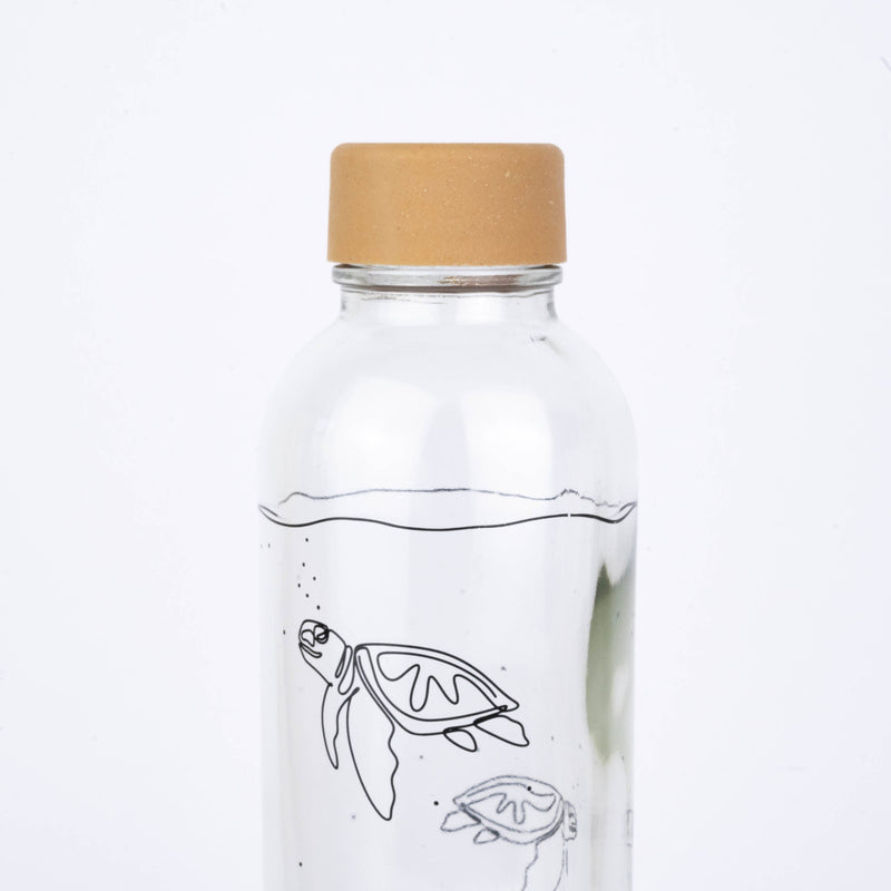 GO WITH THE FLOW 0,7 l Glasflasche