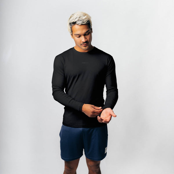 DISTANCE | Natural Performance Longsleeve - schwarz