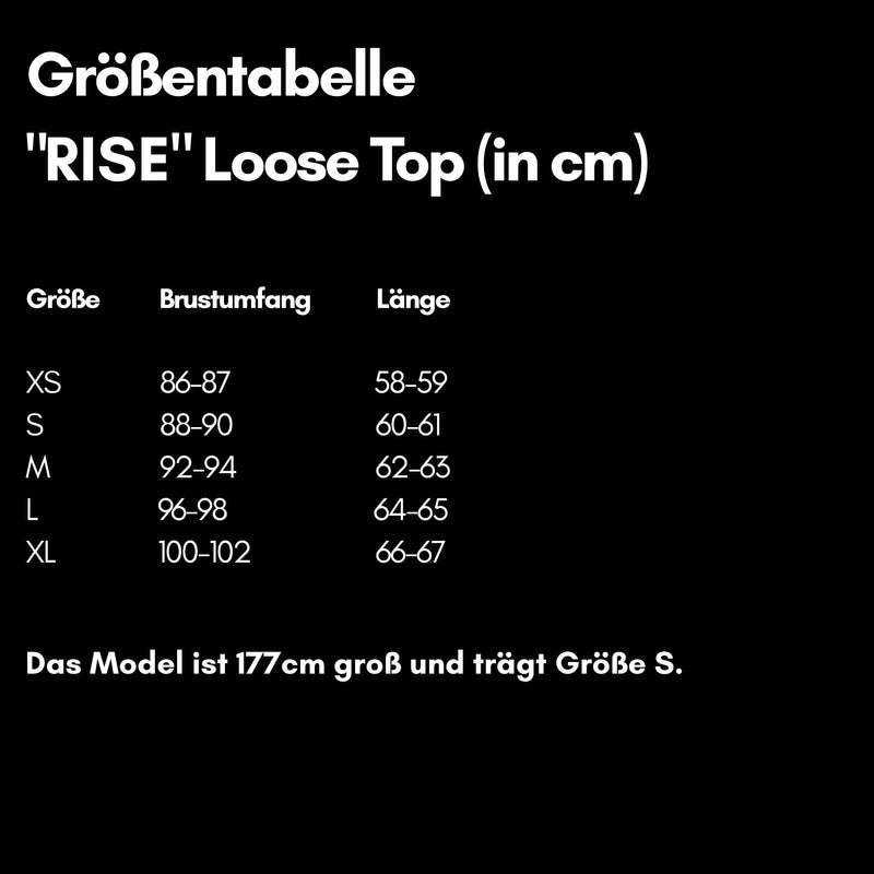 RISE I Natural Loose Top - orange
