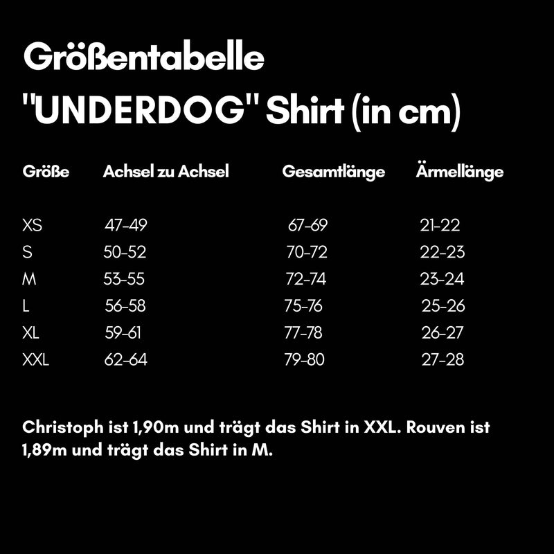 UNDERDOG MENTALITY | Natural Backprint Tee - grau meliert