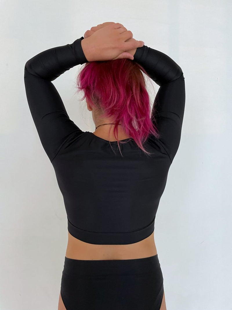 Crop Top Ballerina black