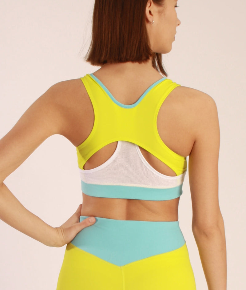 Sports Bra - Eyemouth - Apple Green