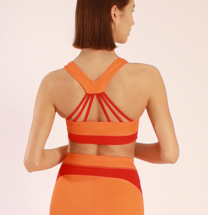 Sports Bra - Lipari  - Orange