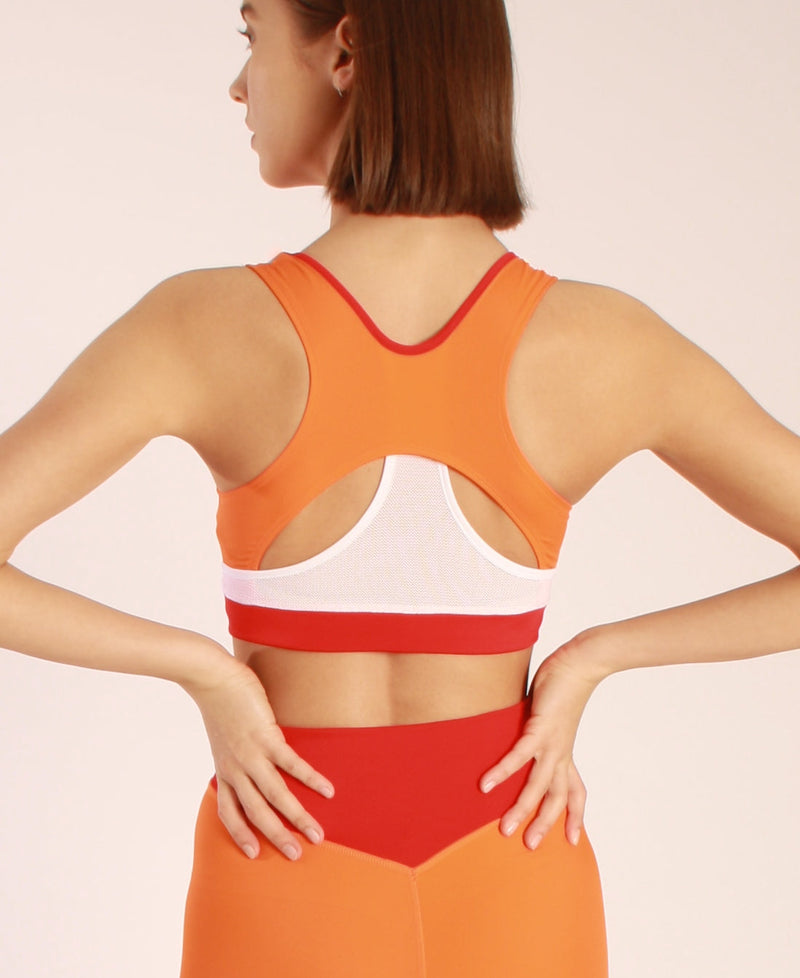 Sports Bra - Eyemouth - Orange