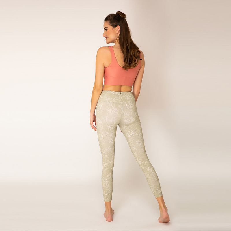 High Waist Leggings - lotus