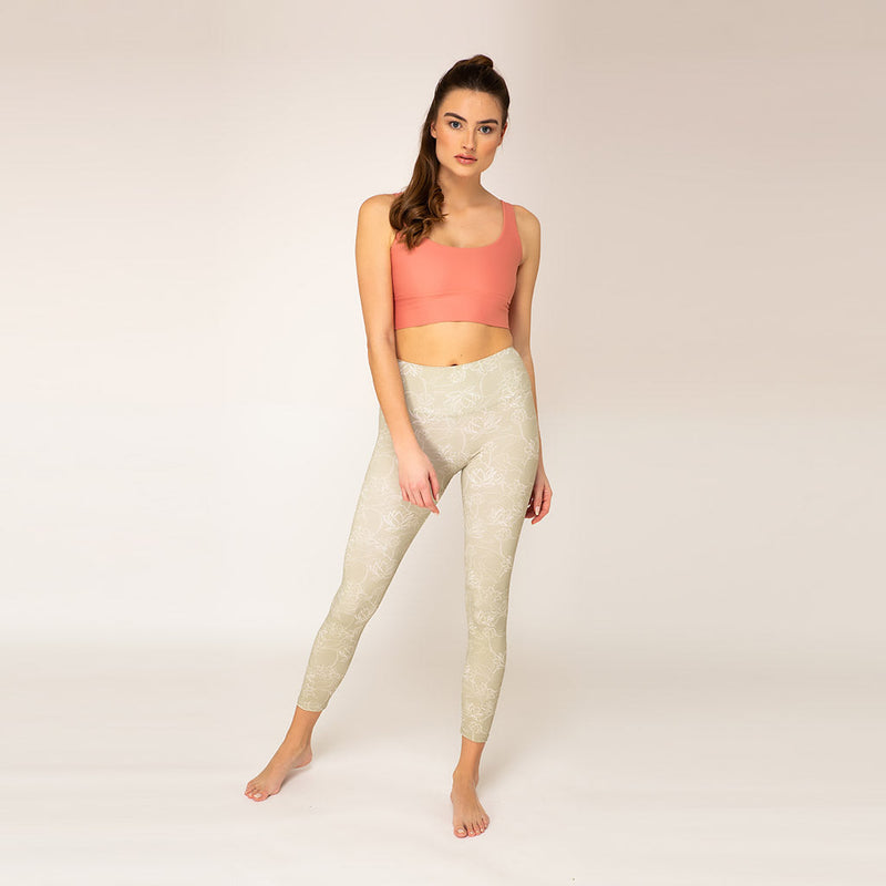 High Waist Leggings - lotus