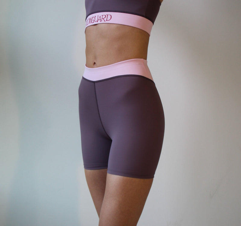 Oban - Shorts - Purple Gray/Rosa