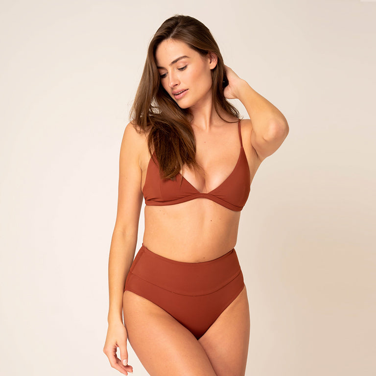 Emee High Waist - reversible spice / pink