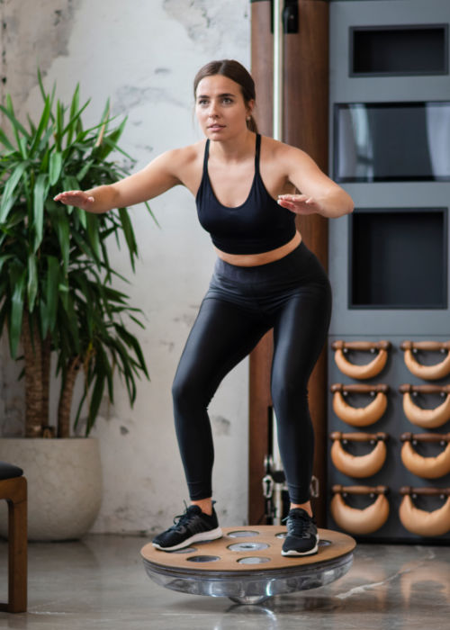 das nachhaltige eau-me board von nohrd, eignet sich als perfektes Sportgerät für zuhause