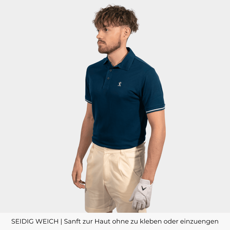 Blue TENCEL™ Polo