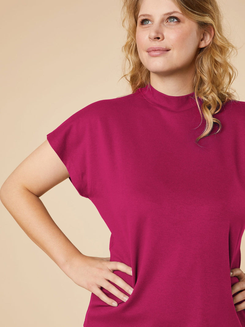 Lässiges Stehkragen-Shirt Bagala