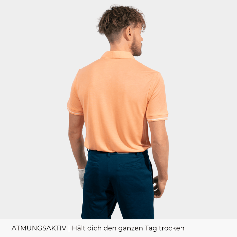 Peach TENCEL™ Polo