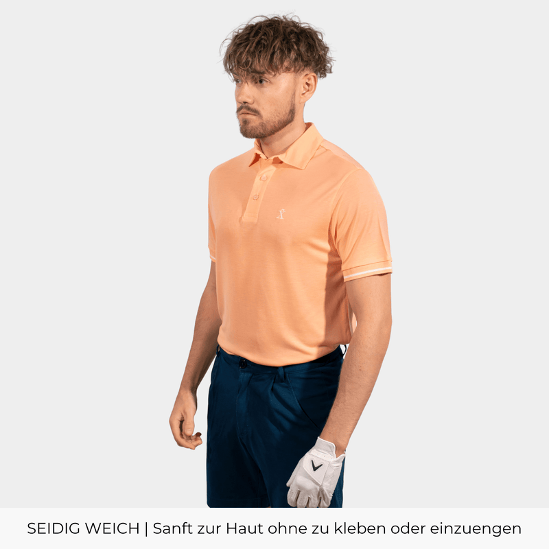 Peach TENCEL™ Polo
