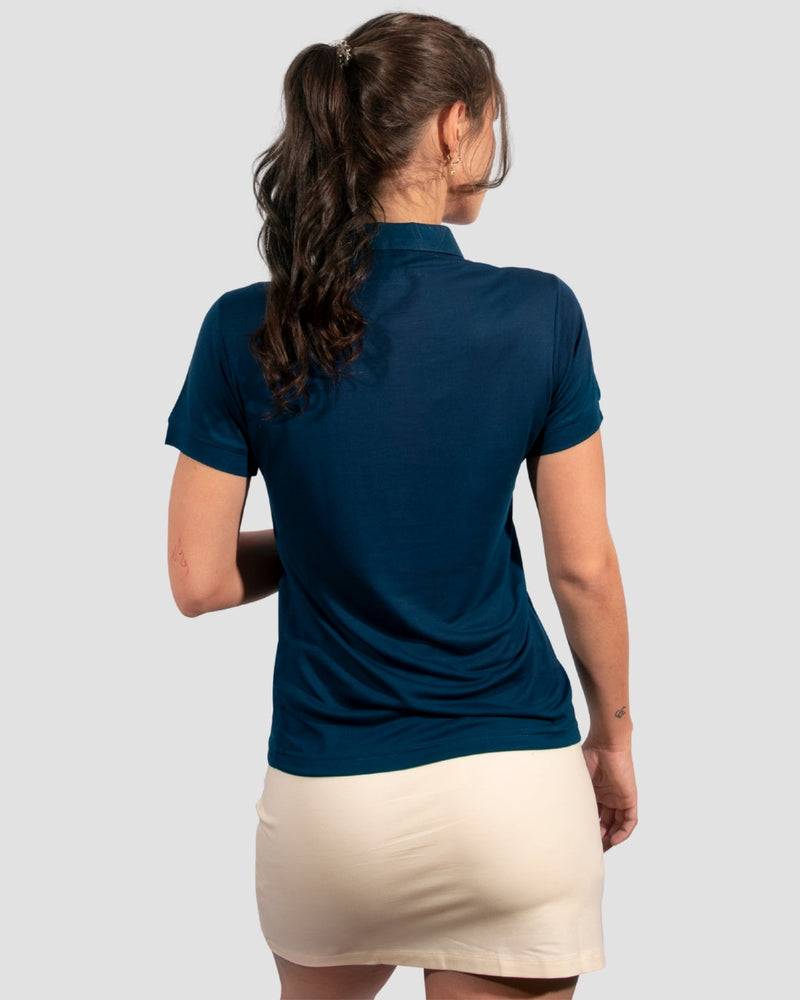 Blue TENCEL™ Polo