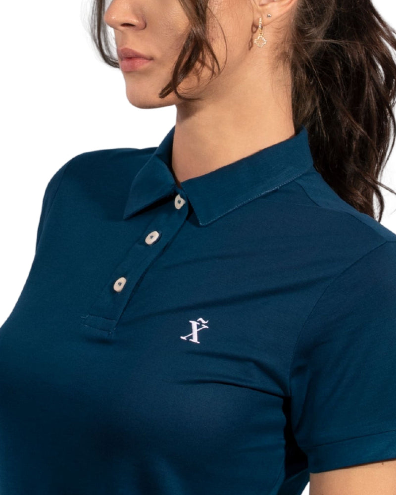 Blue TENCEL™ Polo