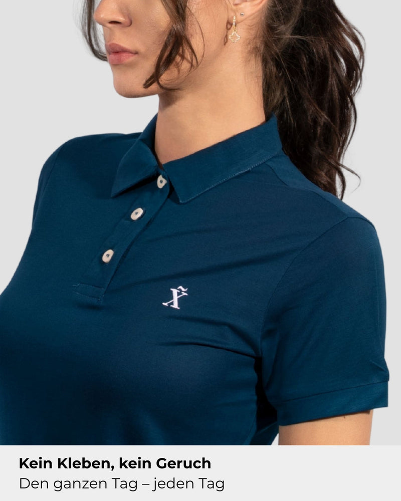 Blue TENCEL™ Polo