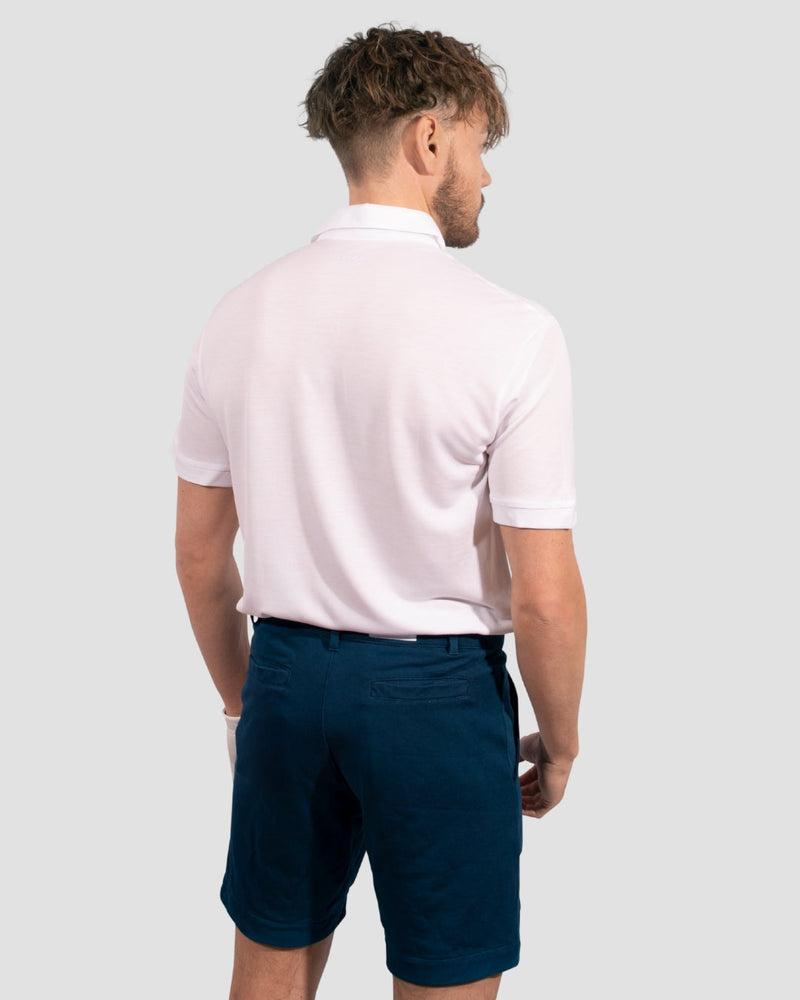 White TENCEL™ Polo