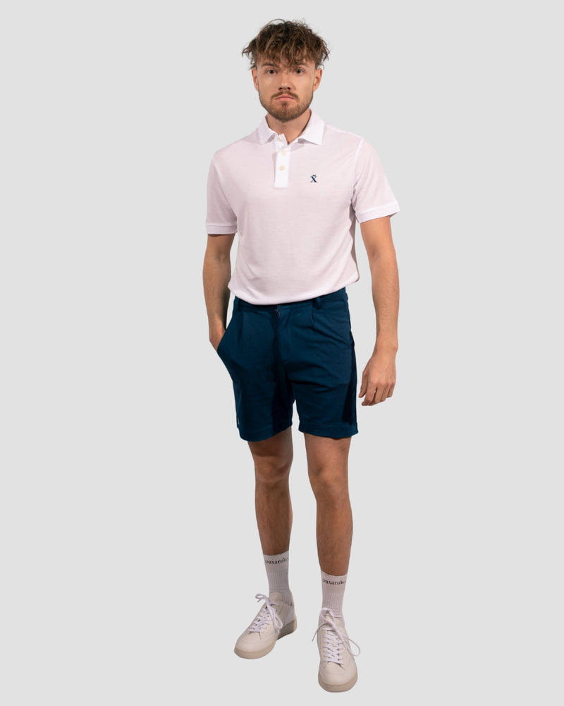 White TENCEL™ Polo