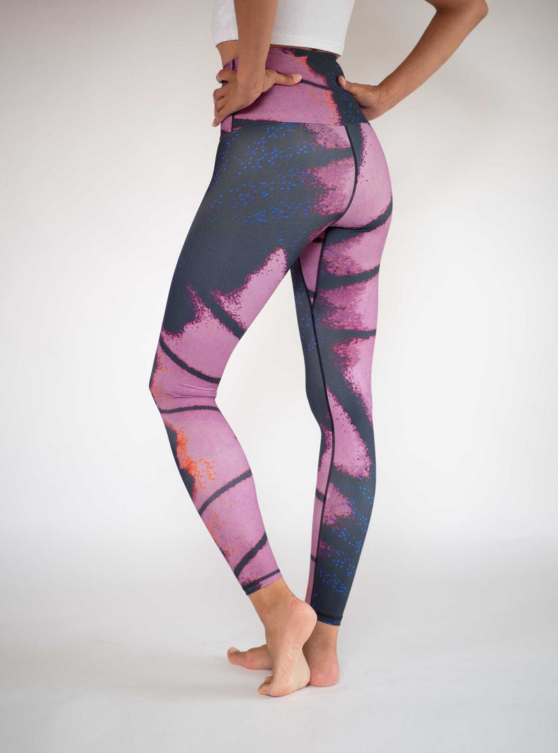 Yoga Leggings BERRY BUTTERFLY