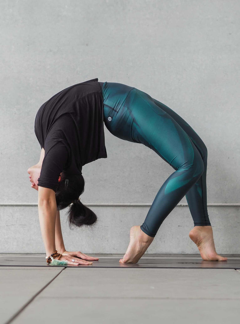 Yoga Leggings GREEN BIRD