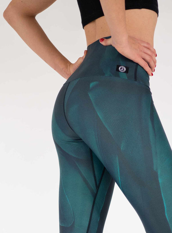 Yoga Leggings GREEN BIRD