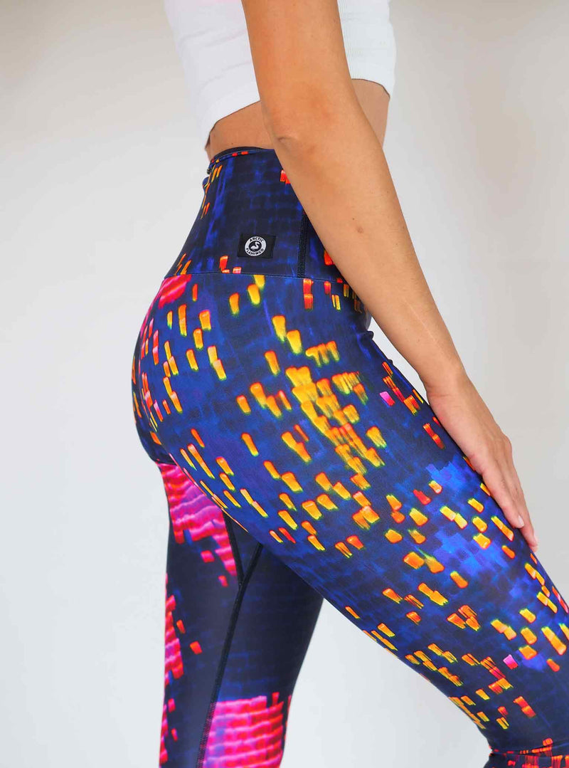 Yoga Leggings TECHNO BIRD