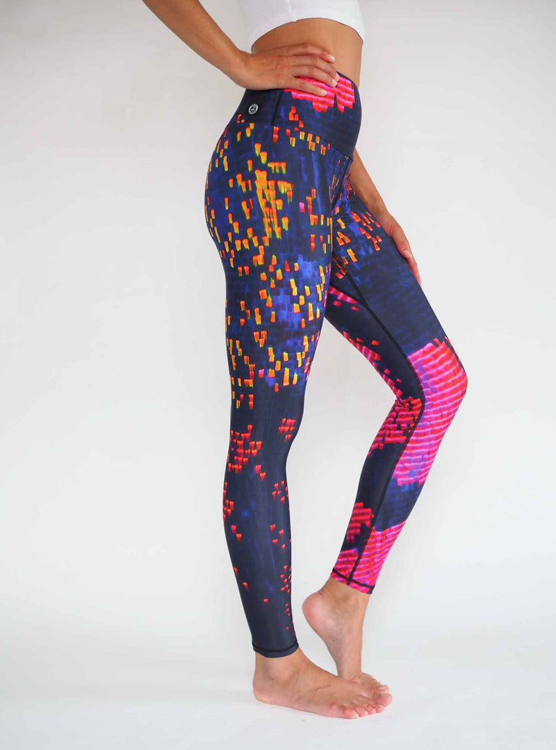 Yoga Leggings TECHNO BIRD