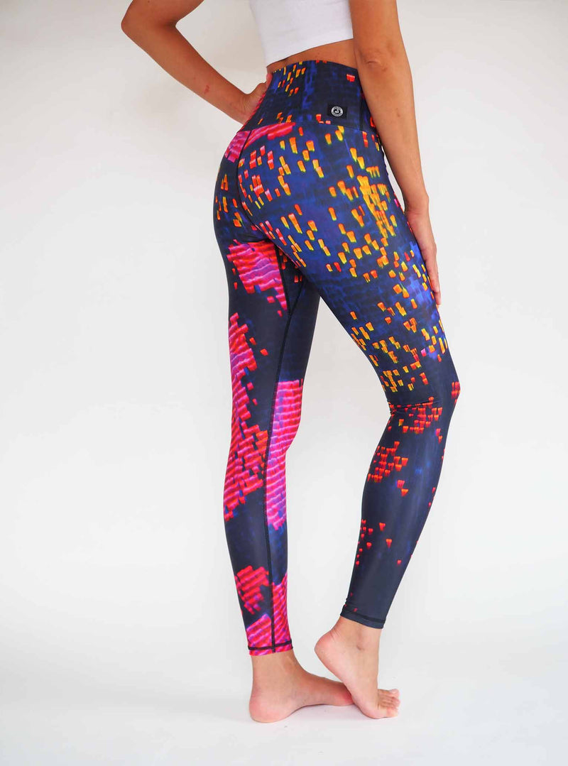 Yoga Leggings TECHNO BIRD