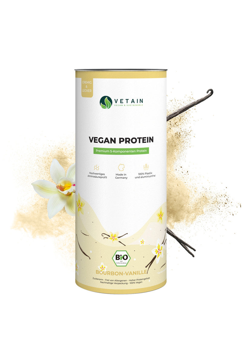 Veganes Bio Proteinpulver Vanille 600g