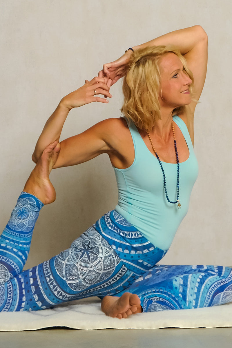 Yoga-Leggings Blue Spirit