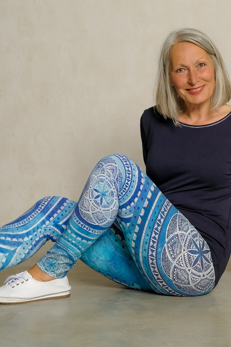 Yoga-Leggings Blue Spirit