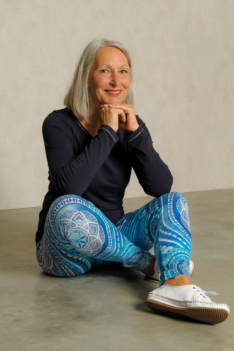 Yoga-Leggings Blue Spirit