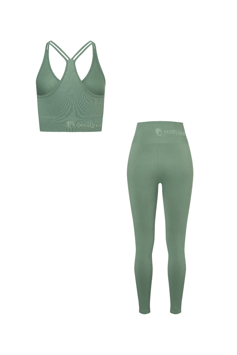 2er Set Yoga Vibes Army Green