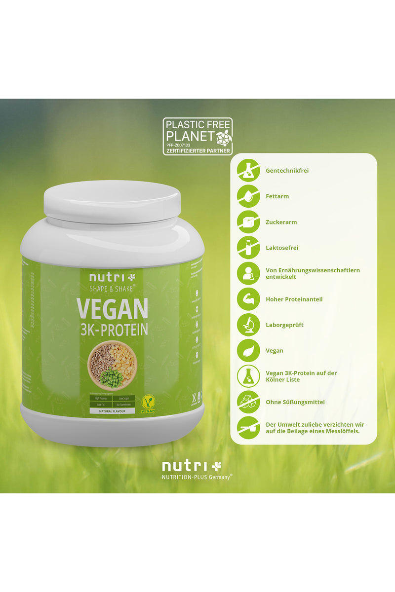 Vegan 3K Proteinpulver Natural
