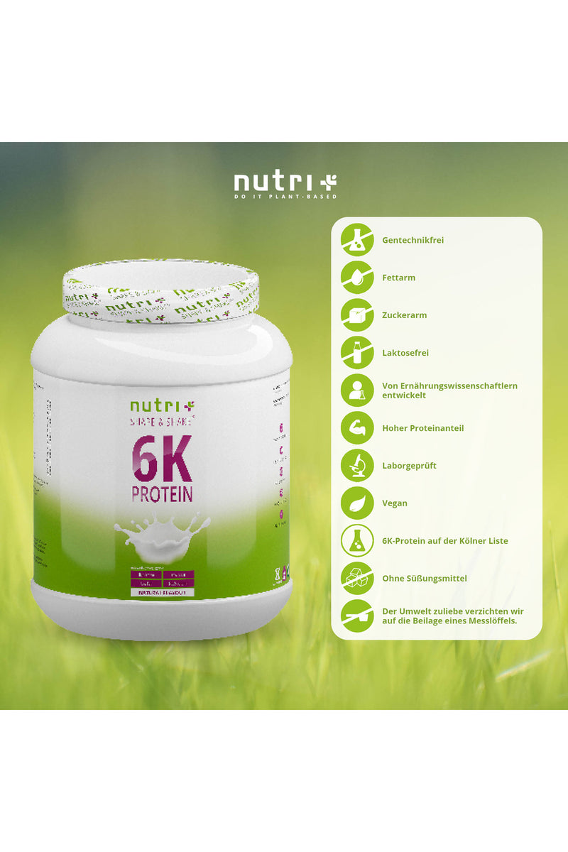 Vegan 6K Proteinpulver Natural