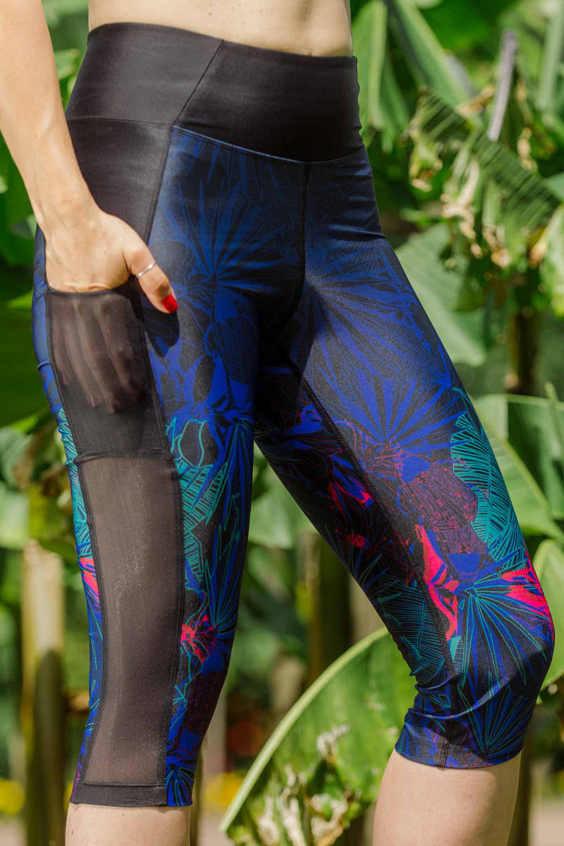 Dynamic Capri  3/4 Leggings - Jungle Edition
