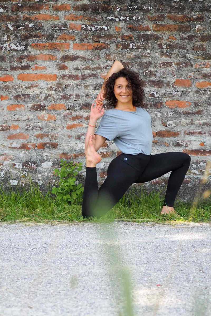 Black Lyocell Yoga Leggings
