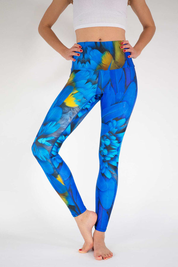 Blue Bird Yoga Leggings