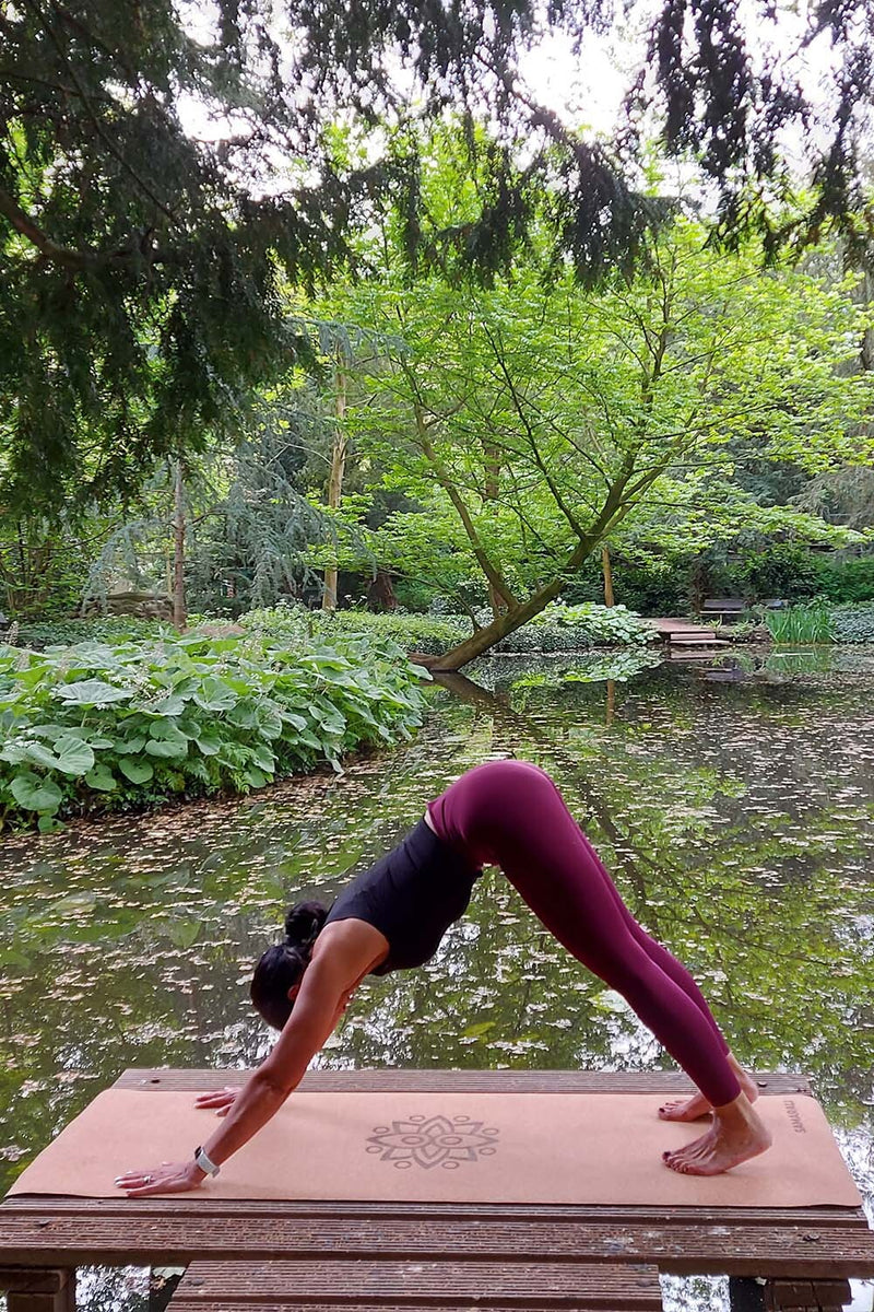 Klassische Kork Yogamatte